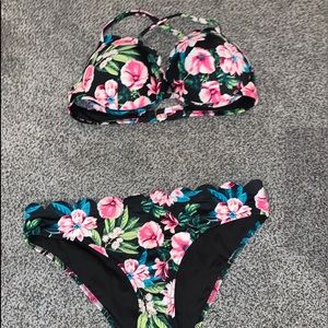 Floral Scallop Swimsuit